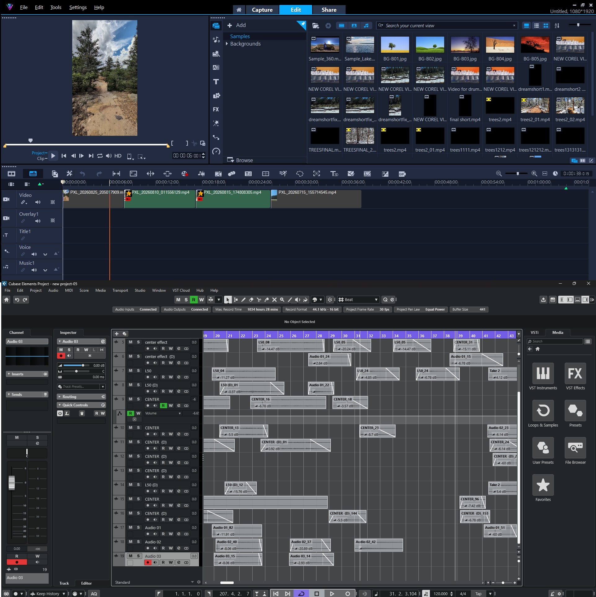Sound, Photo, & Video Creation/Editing